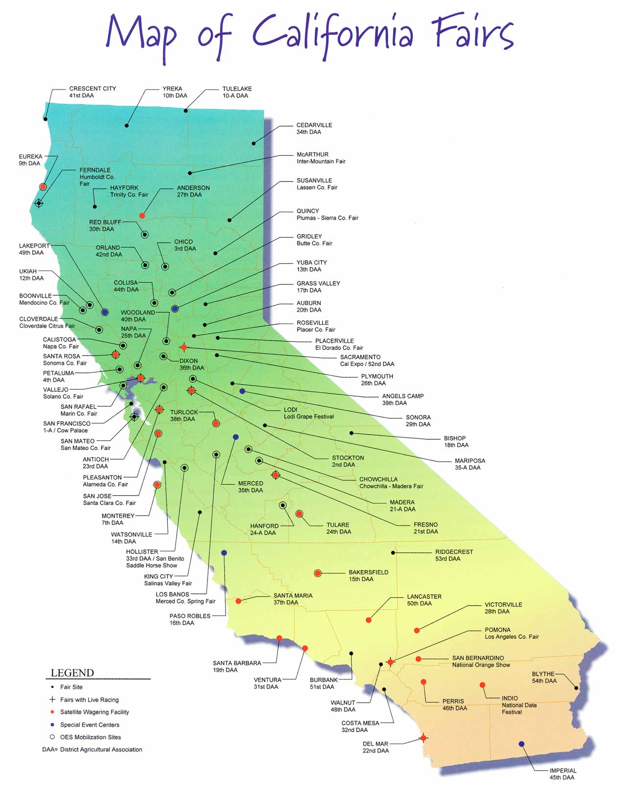 Map California