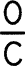 Letter O over a bar over letter C