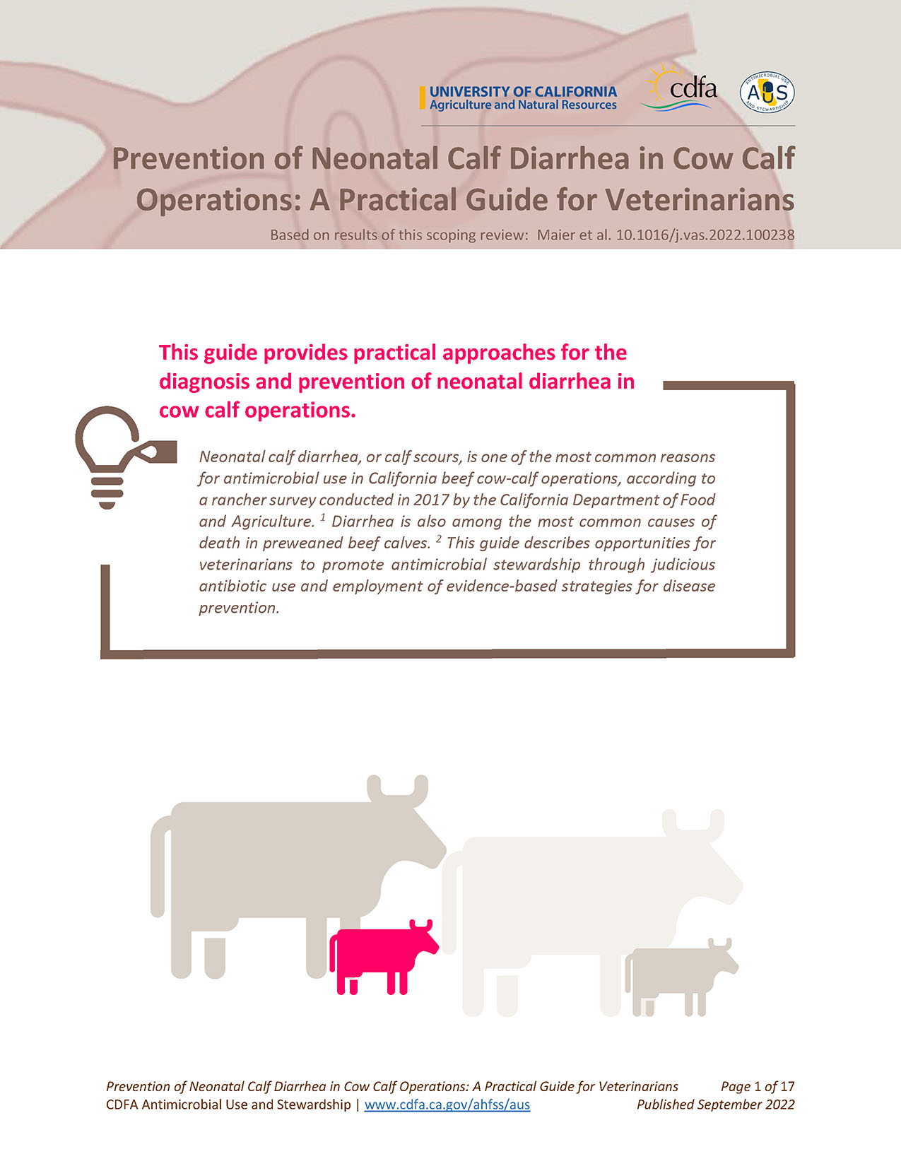 Cow Calf Scours: Strategies for Management thumbnail