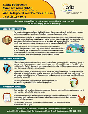 HPAI Producer Infographic