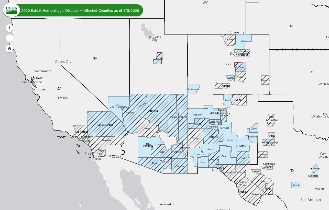USDA Interactive RHD Map