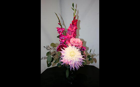A beautiful floral arrangement. San Diego County Fair, Del Mar