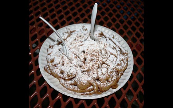 A sweet treat for two. California Exposition & State Fair, Sacramento