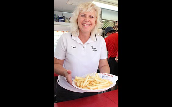 Service with a smile! Riverside County Fair & National Date Festival, Indio