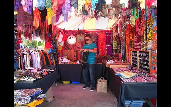 Fairs offer a one of a kind shopping experience. Marin County Fair, San Rafael