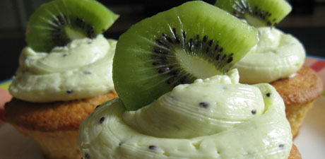 kiwi cupcake