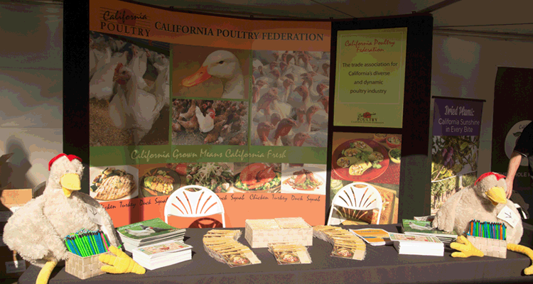 Poultry booth poultry booth