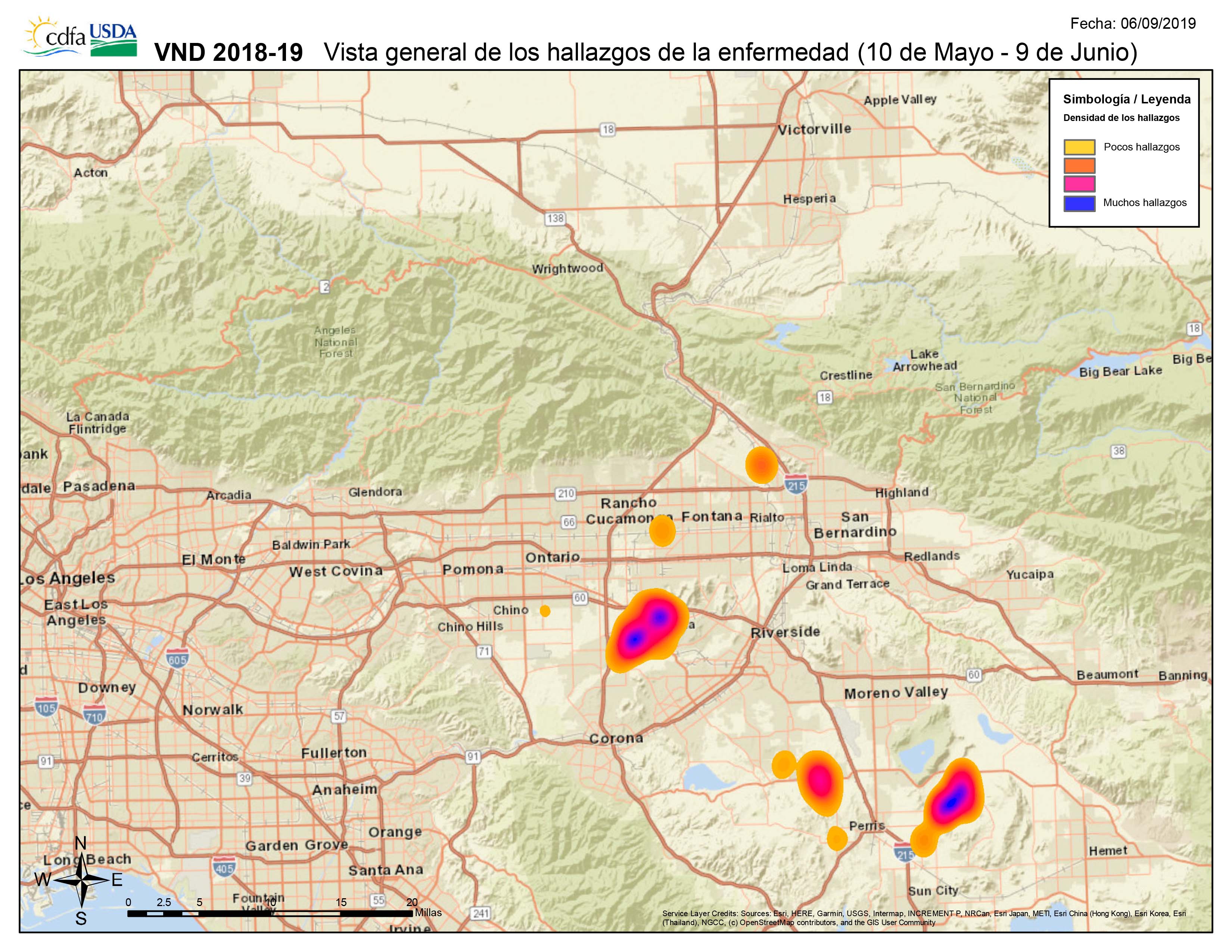 Vista general de los hallazgos de la enfermedad (10 de enero - 10 de febrero) )