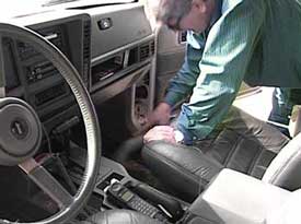 Clean interior, especially the floor