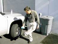 Over the Disinfect shoes