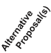 Alternative Proposals