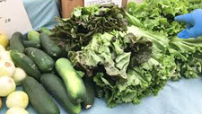 Produce on table