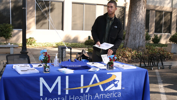 Mental Health America display table