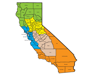 CACASA Area Group Map