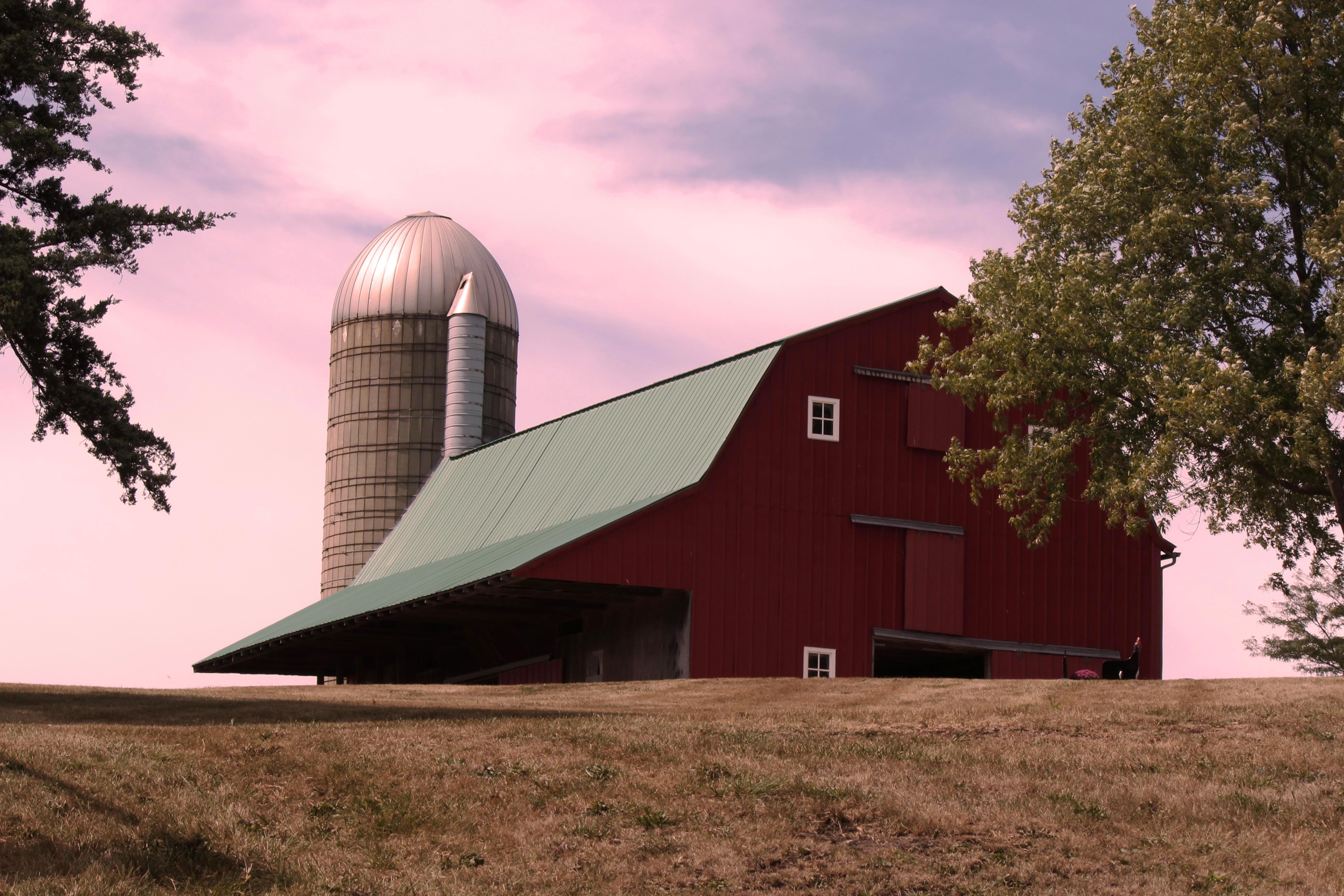 barn and silo