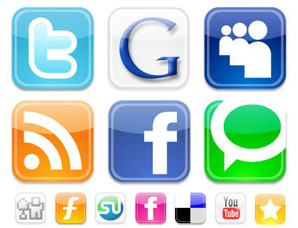 social media icons