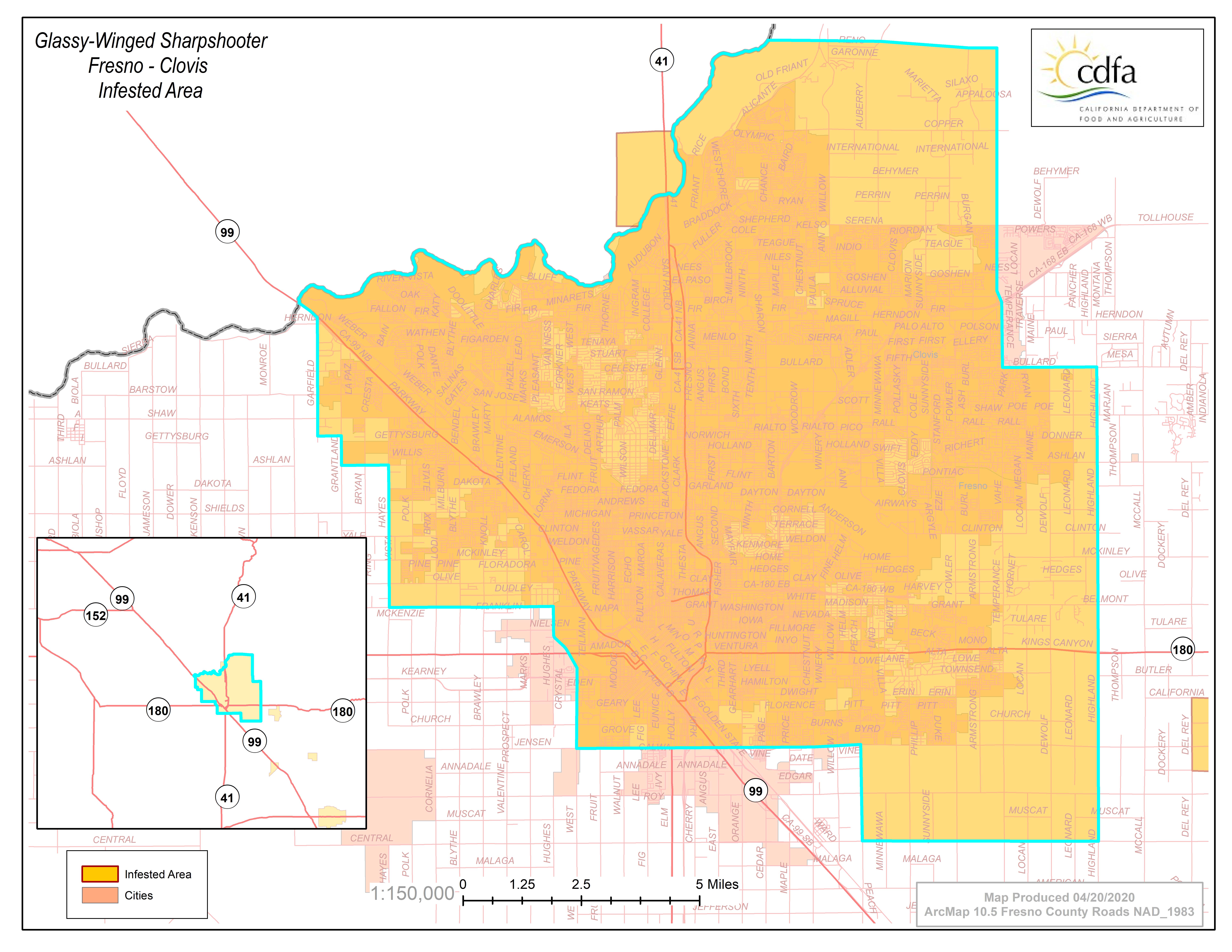 Clovis Ca Zip Code Map