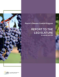 Pierce's Disease Control Program Report to the Legislature for Calendar Year 2020