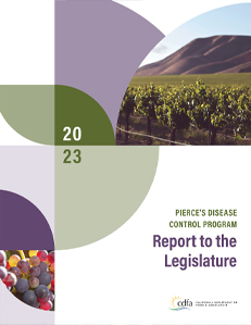 Pierce's Disease Control Program Report to the Legislature for Calendar Year 23