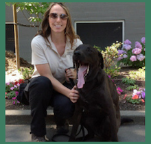 Handler Jennifer Berger and Detection Dog Dozer