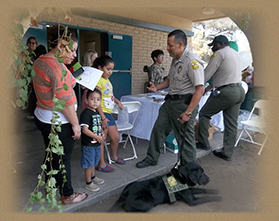 Detection Dog Tahoe's Demonstration