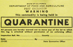 Pest Exclusion Quarantine