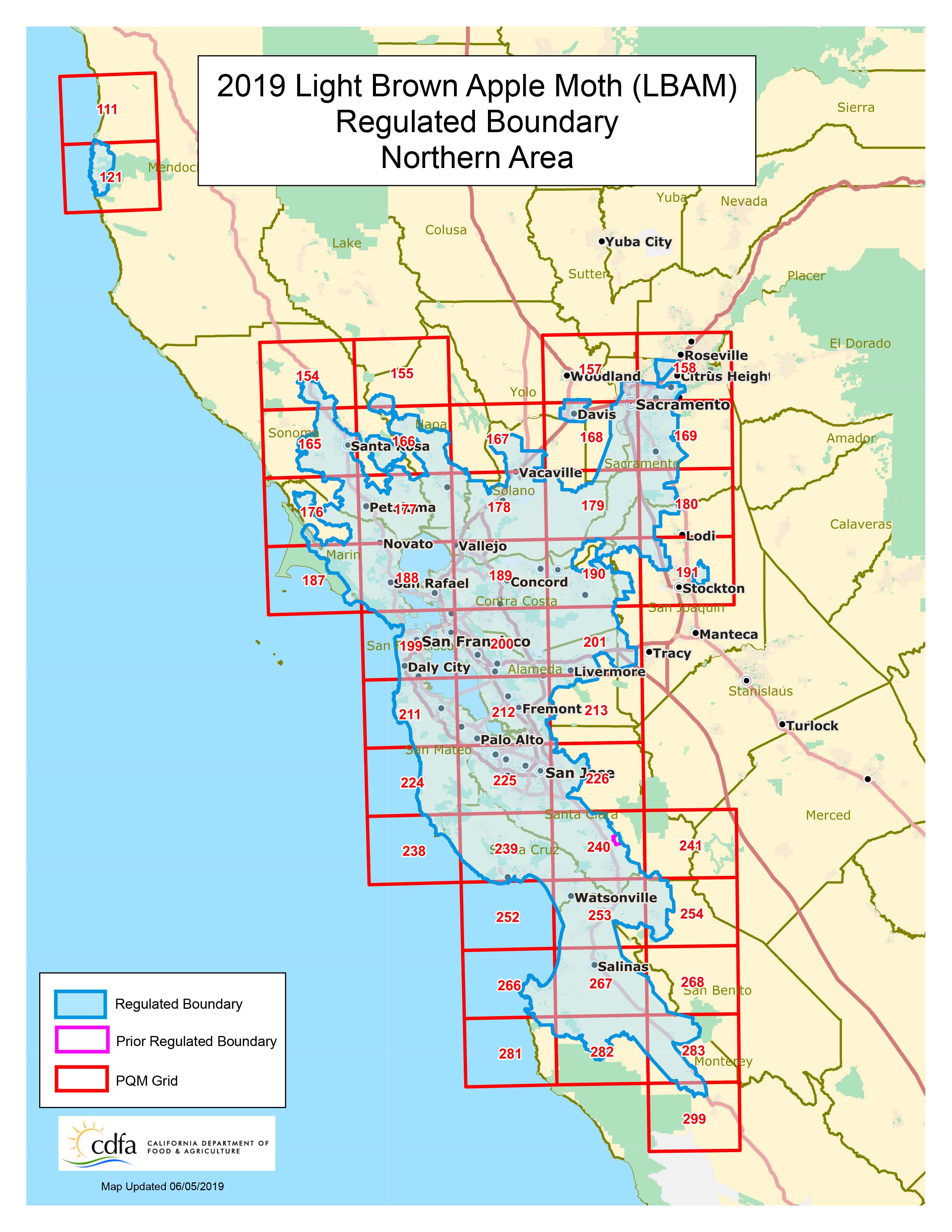 LBAM Boundaries | Northern Area of California LBAM Boundaries | Northern Area of California