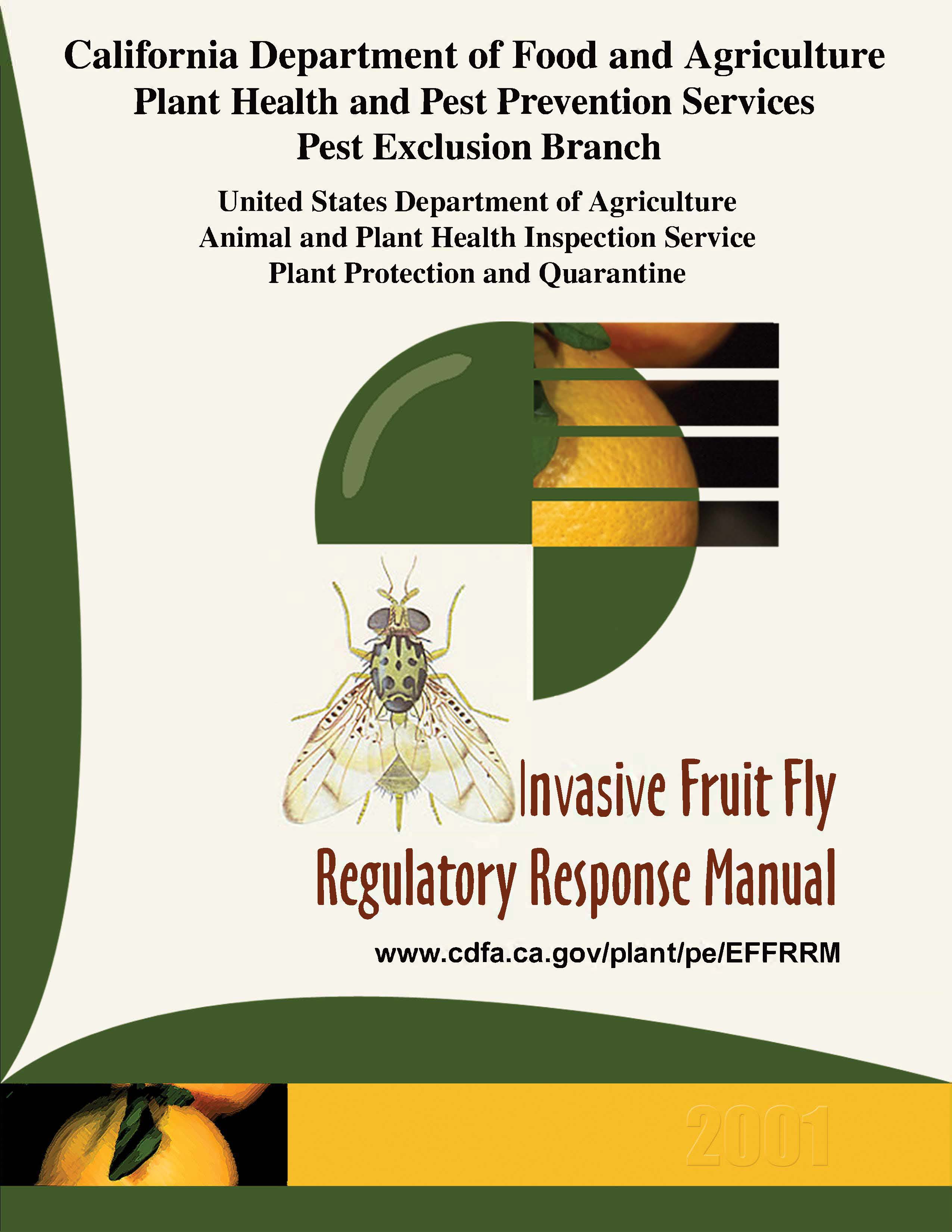 Exotic Fruit Fly Regulatory Response Manual Cover