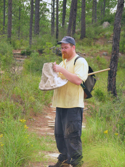 Andy Cline collecting