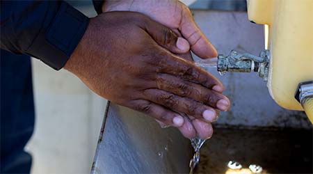 Hands washing